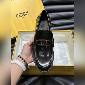 Мужские кожаные туфли Fendi Premium, э