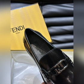 Мужские кожаные туфли Fendi Premium, э