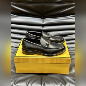 Мужские кожаные туфли Fendi Premium дл