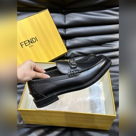 Мужские кожаные туфли Fendi Premium дл