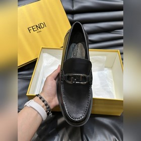 Мужские кожаные туфли Fendi Premium дл