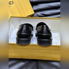 Мужские кожаные туфли Fendi Premium дл