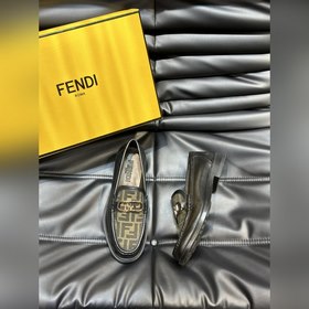 Мужские кожаные туфли Fendi Premium дл