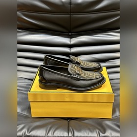 Мужские кожаные туфли Fendi Premium дл