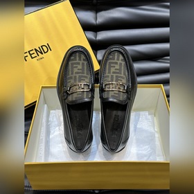 Мужские кожаные туфли Fendi Premium дл
