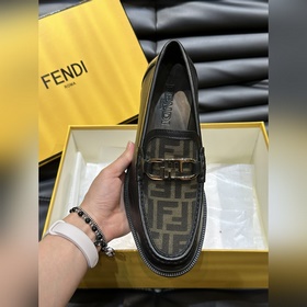 Мужские кожаные туфли Fendi Premium дл