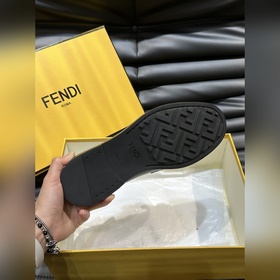 Мужские кожаные туфли Fendi Premium дл