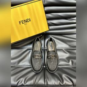 Мужские кожаные туфли Fendi Premium, э