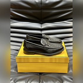 Мужские кожаные туфли Fendi Premium, э