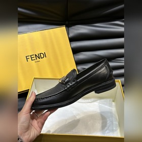 Мужские кожаные туфли Fendi Premium, э