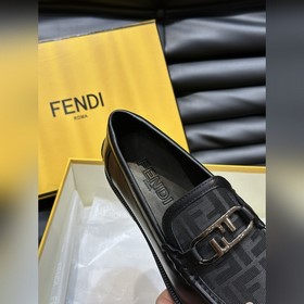Мужские кожаные туфли Fendi Premium, э