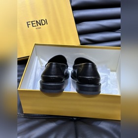 Мужские кожаные туфли Fendi Premium, э
