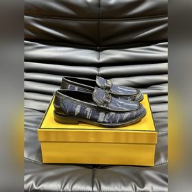 Мужские кожаные туфли Fendi Premium дл