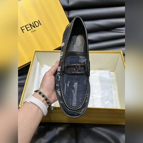 Мужские кожаные туфли Fendi Premium дл
