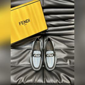 Мужские кожаные туфли Fendi Premium, э