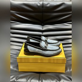 Мужские кожаные туфли Fendi Premium, э