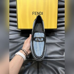 Мужские кожаные туфли Fendi Premium, э