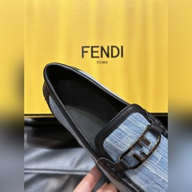 Мужские кожаные туфли Fendi Premium, э