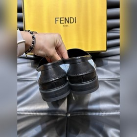 Мужские кожаные туфли Fendi Premium, э