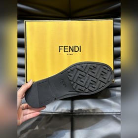 Мужские кожаные туфли Fendi Premium, э