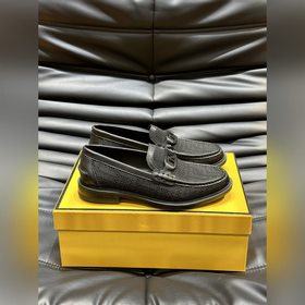 Мужские кожаные туфли Fendi Premium дл