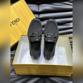 Мужские кожаные туфли Fendi Premium дл