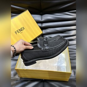 Мужские кожаные туфли Fendi Premium дл