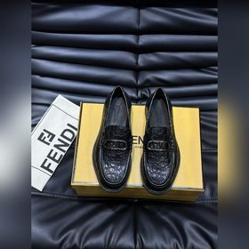Мужские кожаные туфли Fendi Premium, э