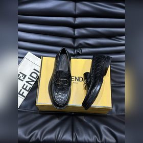 Мужские кожаные туфли Fendi Premium, э
