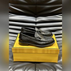 Мужские кожаные туфли Fendi Premium, э