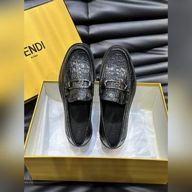 Мужские кожаные туфли Fendi Premium, э