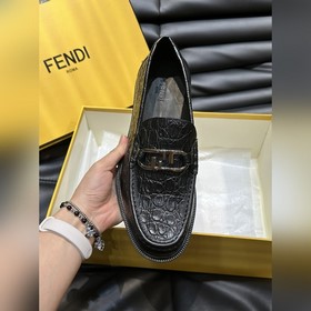 Мужские кожаные туфли Fendi Premium, э