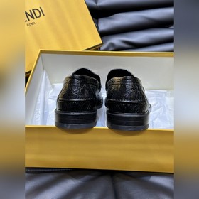 Мужские кожаные туфли Fendi Premium, э