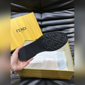 Мужские кожаные туфли Fendi Premium, э