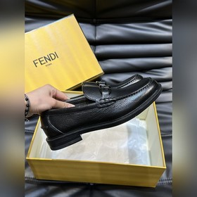 Мужские кожаные туфли Fendi Premium дл