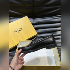 Мужские кожаные туфли Fendi Premium дл