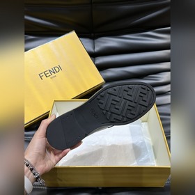 Мужские кожаные туфли Fendi Premium дл