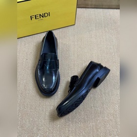 Мужские кожаные туфли Fendi Premium дл