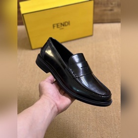 Мужские кожаные туфли Fendi Premium дл