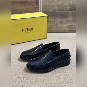 Мужские кожаные туфли Fendi Premium дл