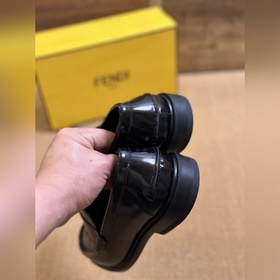 Мужские кожаные туфли Fendi Premium дл