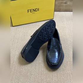 Мужские кожаные туфли Fendi Premium дл