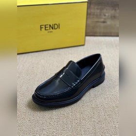 Мужские кожаные туфли Fendi Premium дл