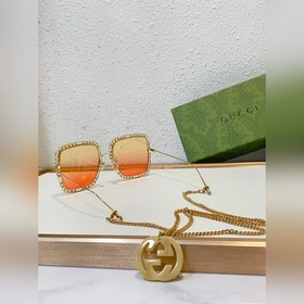 Модель Gucci： GG1033S Металлические оч