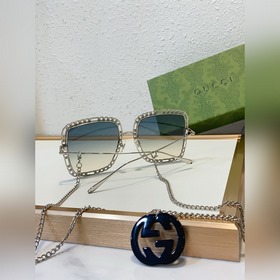 Модель Gucci： GG1033S Металлические оч