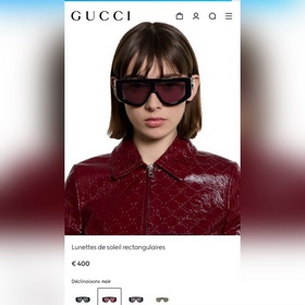 МОДЕЛЬ GUCCI： GG19550 РАЗМЕР： 58 мм x