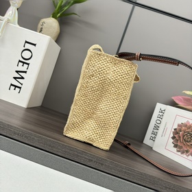 LOEWE Новая небольшая сумка Raffia Fon