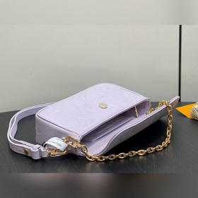 M25714 Purple M82210 Кожаная сумка на 