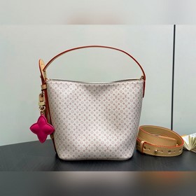 M15130 Сумка-ведро из кожи цвета «дюна