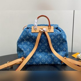 M9550  56 Синий Джинсовый рюкзак Lv